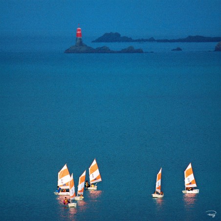 Mercredi à Perros-Guirec, école de voile
