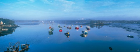 Photo Crac'h river, La Trinité-sur-Mer, Morbihan par Philip Plisson