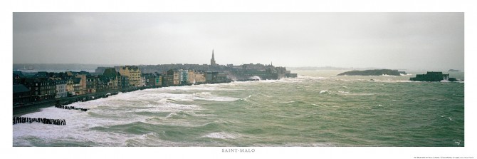 Photo Saint-Malo, tempête d'hiver par Philip Plisson