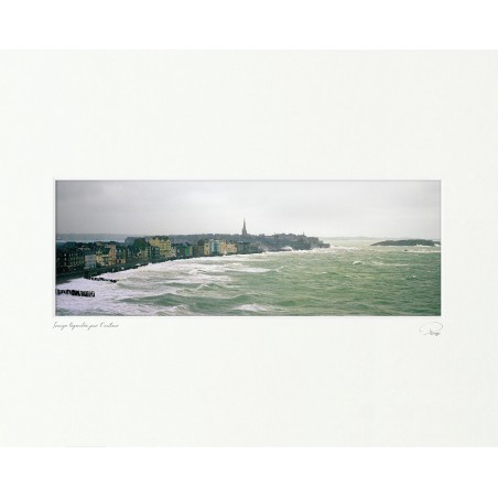 Saint-Malo, tempête d'hiver
