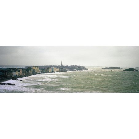 Saint-Malo, tempête d'hiver