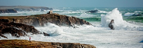 Photo Coup de vent sur la Presqu'île de Quiberon par Philip Plisson