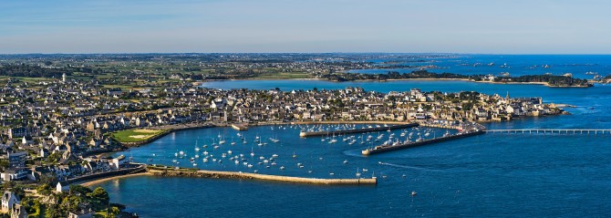 Photo Roscoff vue du ciel par Philip Plisson