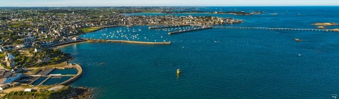 Photo Roscoff vue du ciel, Finistère, Bretagne par Philip Plisson