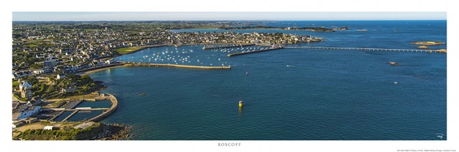 Photo Roscoff vue du ciel, Finistère, Bretagne par Philip Plisson