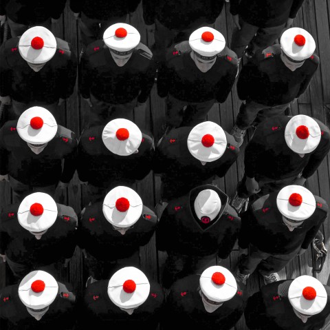 Photo Mousses à bord du Belem, Marine Nationale par Philip Plisson