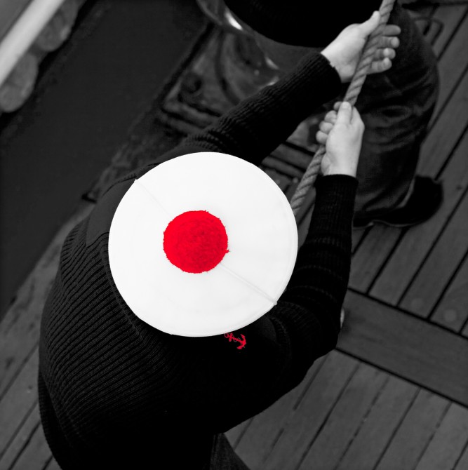 Photo Mousses à bord du Belem, Marine Nationale par Philip Plisson