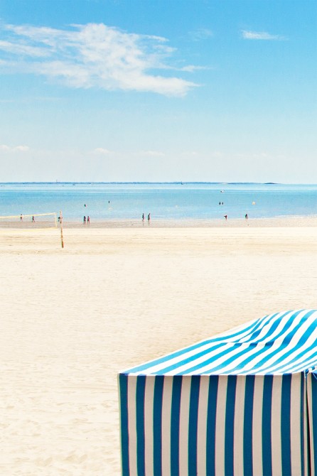 Photo Ciel bleu sur la plage de la Baule par Philip Plisson