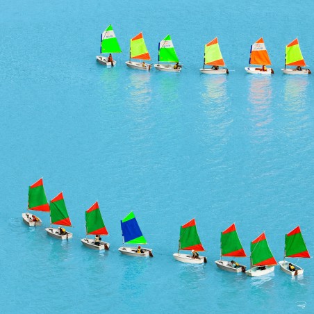 Les optimists de l'école de voile, Bretagne
