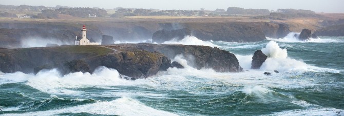 Photo Tempête sur la Pointe des Poulains, Belle-Ile par Philip Plisson