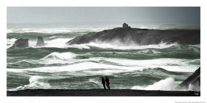 Promenade ventée, Côte sauvage, Presqu'île de Quiberon Photo Promenade ventée, Côte sauvage, Presqu'île de Quiberon par Philip Plisson