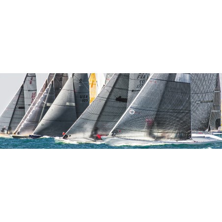 Ligne de départ, régate de 6 mètres JI