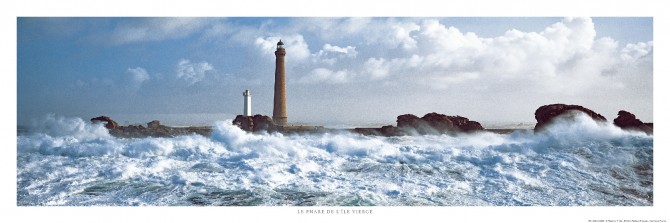 Photo Le phare de l'île Vierge, Finistère, Bretagne par Philip Plisson