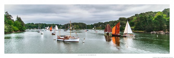 Photo Vieux gréements dans le Golfe du Morbihan par Philip Plisson