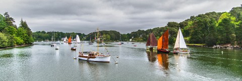 Photo Vieux gréements dans le Golfe du Morbihan par Philip Plisson