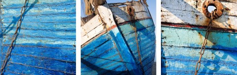 Photo Trio Boutres à Madagascar par Philip Plisson