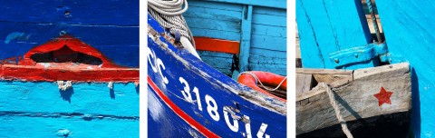 Photo Trio boat hulls par Philip Plisson