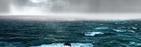 Photo Grain en mer d'Iroise, Bretagne par Philip Plisson