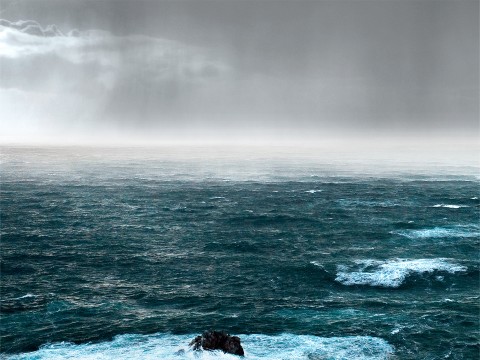 Photo Grain en mer d'Iroise, Bretagne par Philip Plisson