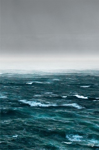 Photo Grain en mer d'Iroise, Bretagne par Philip Plisson