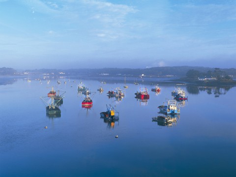 Photo Rivière de Crac'h, La Trinité-sur-Mer, Morbihan par Philip Plisson