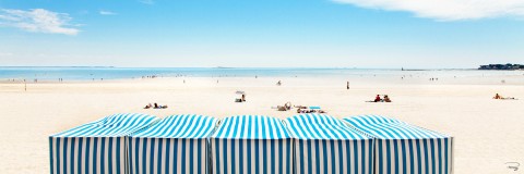 Photo Ciel bleu sur la plage de la Baule par Philip Plisson