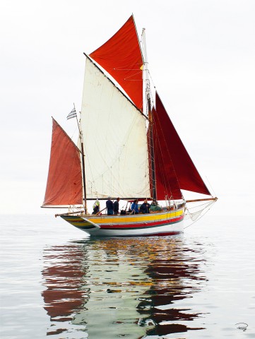 Photo Vieux gréement, Bretagne par Philip Plisson