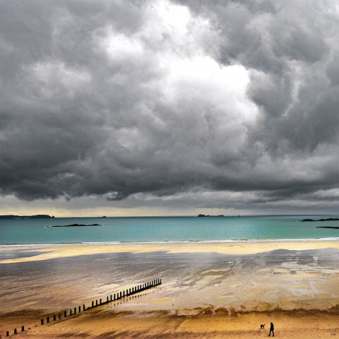 Photo Sous le ciel de Saint-Malo par Philip Plisson