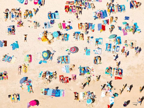 Photo The summer, the beach, Brittany par Philip Plisson