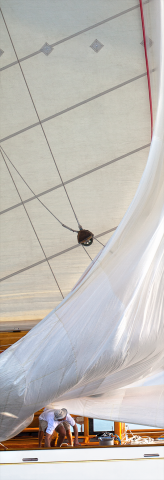 Photo Affalage, Voiles de Saint-Tropez par Philip Plisson