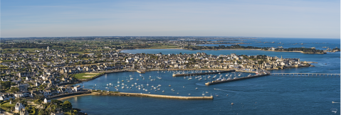 Photo Roscoff Vue du ciel par Philip Plisson