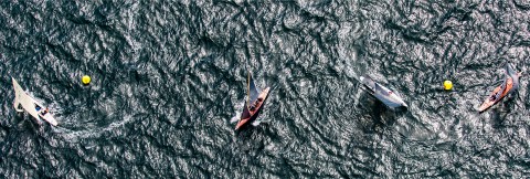 Photo Régate à la bouée sous le vent par Philip Plisson