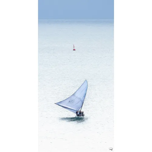 Art print - Jangada at sea - Philip Plisson