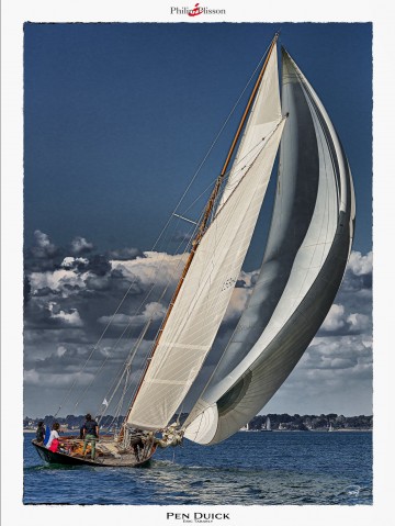 Photo Pen Duick en Couleur par Philip Plisson