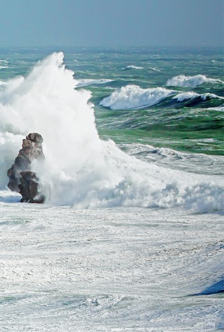 Photo Coup de vent sur la Presqu'île de Quiberon par Philip Plisson