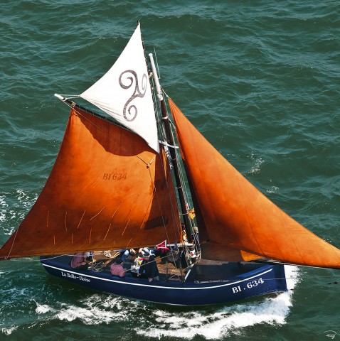 Photo Vieux gréement dans le Golfe du Morbihan par Philip Plisson