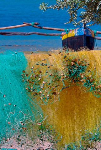 Photo Madagascar fishing nets par Philip Plisson