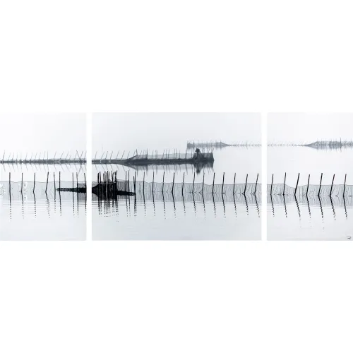 photo on canvas of the Venice lagoon - Philip Plisson