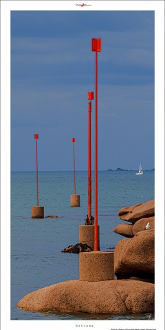 Photo Ploumanac'h - Côte de granit rose - Balisage par Philip Plisson