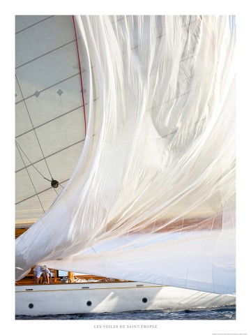 Photo Les Voiles de Saint Tropez - Affalage par Philip Plisson