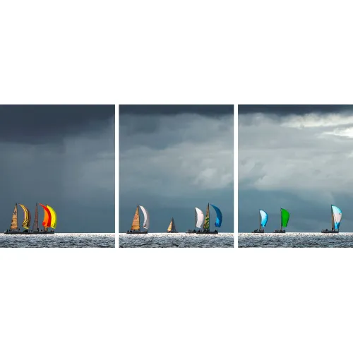 Ciel de grain sur les régates du Spi Ouest France