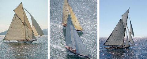 Photo Triptyque Classic boats par Philip Plisson