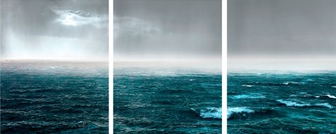 Photo Mer d'iroise sous le grain par Philip Plisson