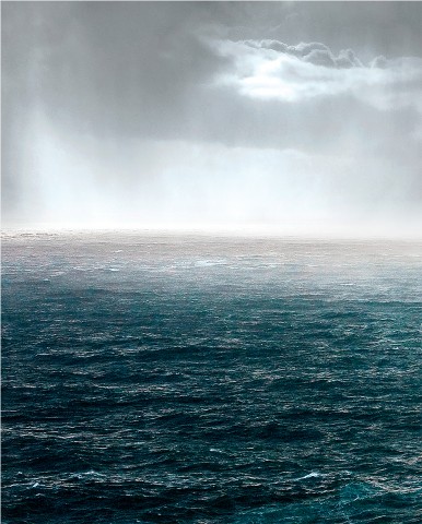 Photo Mer d'iroise sous le grain par Philip Plisson