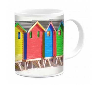 Photo Mug - Colorful huts in south Africa par Philip Plisson