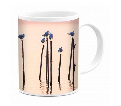 Photo Mug - Seagulls in the Venice lagoon par Philip Plisson