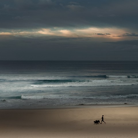 Photo En balade sur la plage par Philip Plisson