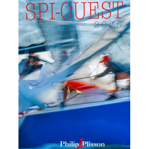 Affiche Spi Ouest France - 2025 - Affalage en régate - Philip Plisson