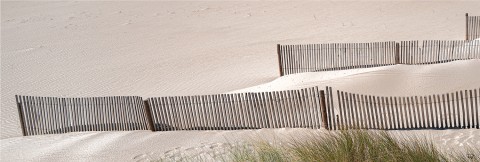 Photo Ganivelles on the seaside par Philip Plisson