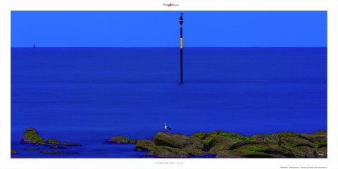 Photo Bouée Cardinale Est depuis la terre par Philip Plisson